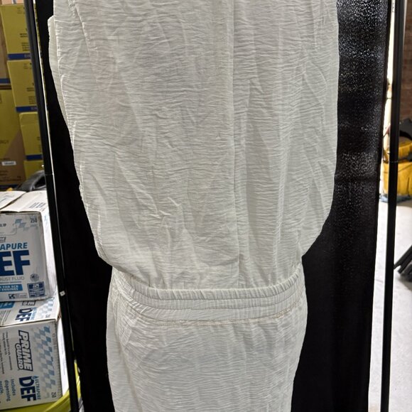 Ramy Brook White Button Down Dress - Picture 2 of 3